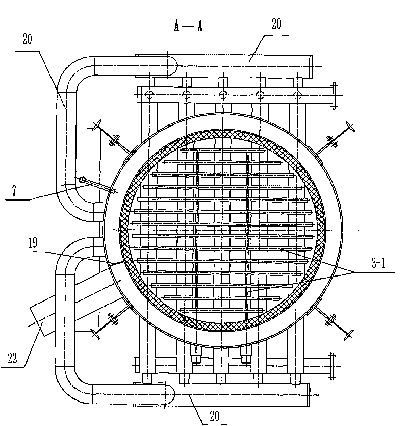 Biomass gasification boiler using air-steam as gasifying agent and coupling combustion method thereof