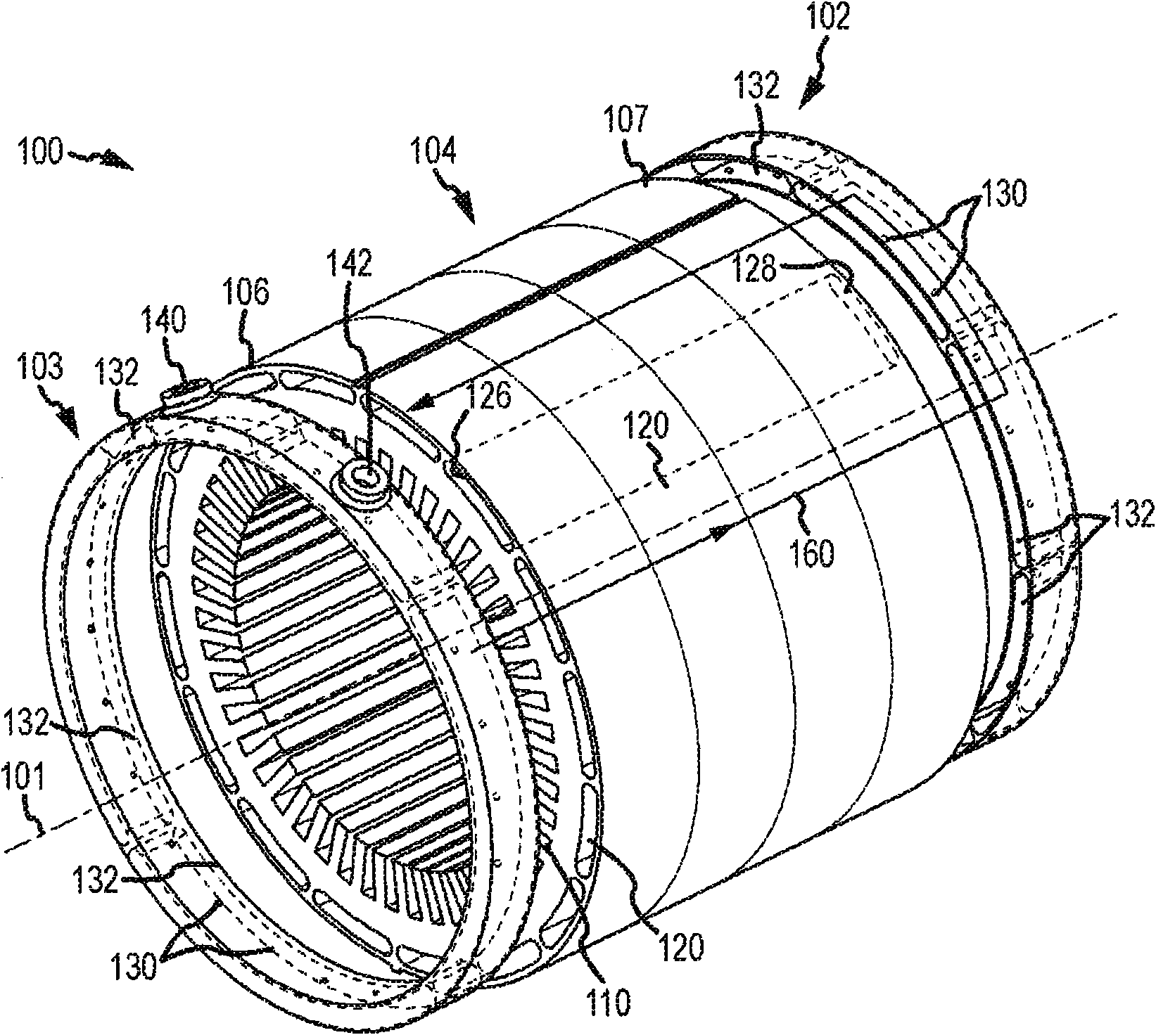 Methods and apparatus for a permanent magnet machine with a direct liquid cooled stator