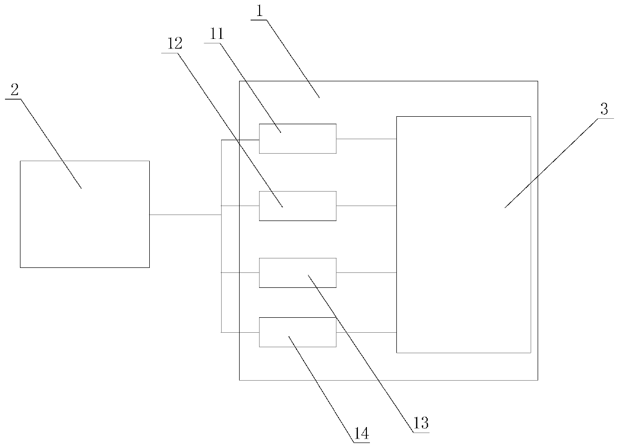 II-type collector fault disassembling, sorting and detecting device