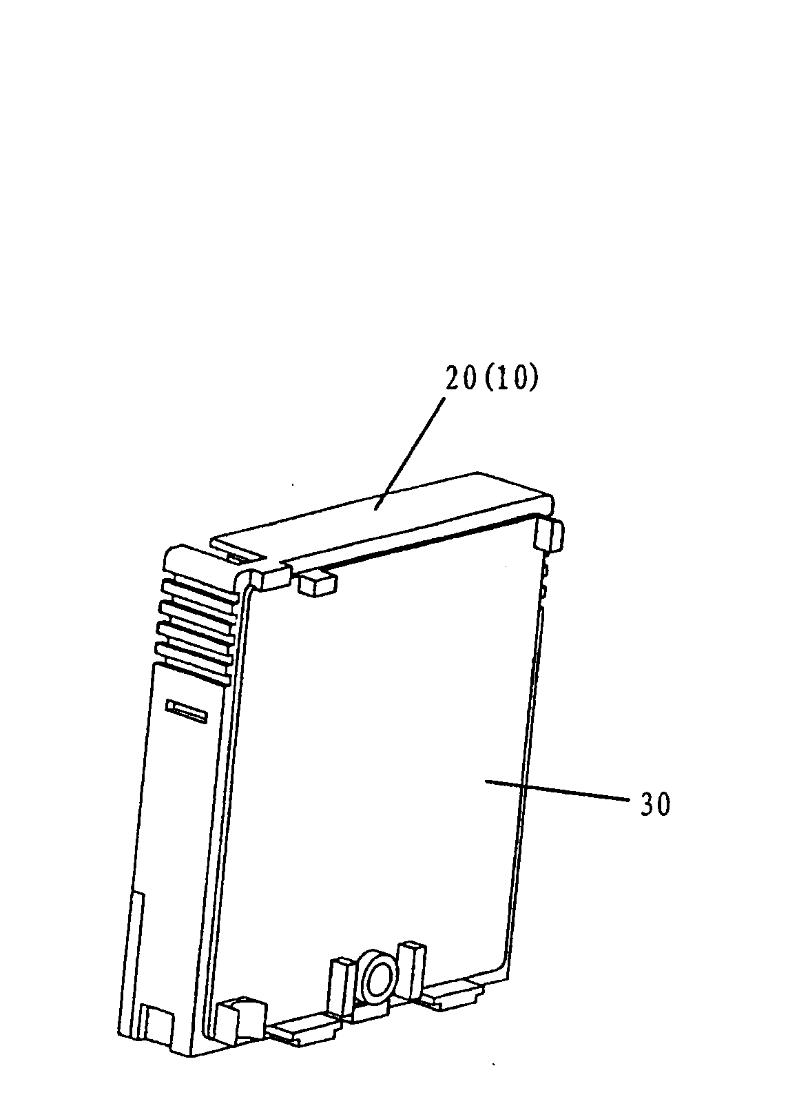 Connect-disconnect module and substrate for electrophoresis protector