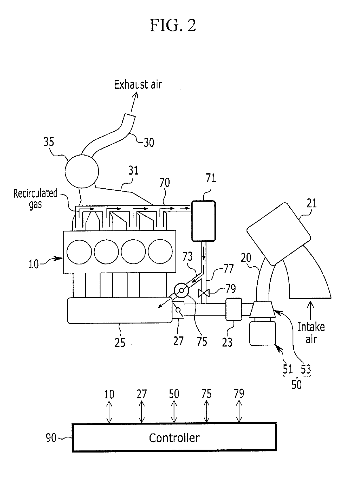 Secondary air injection system