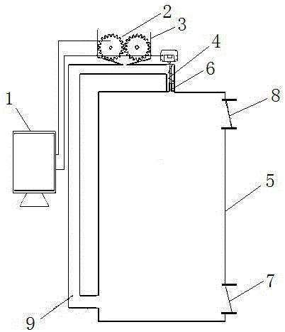 Prefabricated fiber dispersing device and method and application thereof