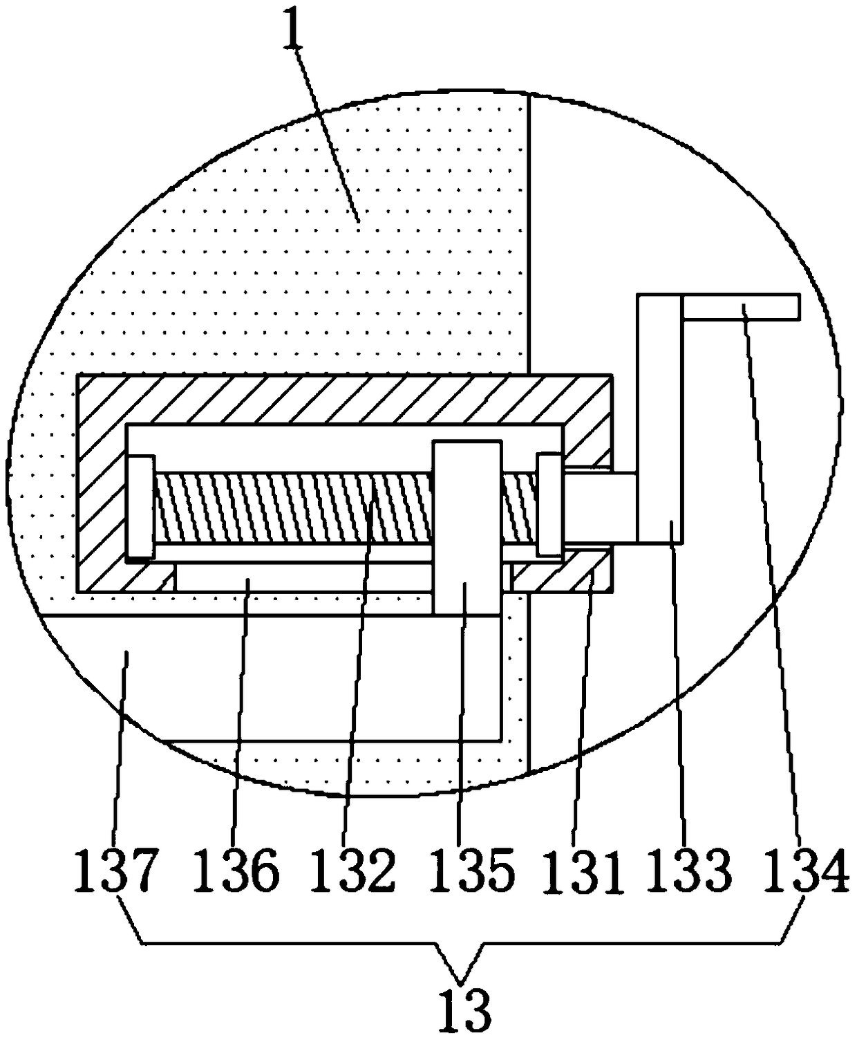 Environment-friendly cutting device for machining mechanical parts