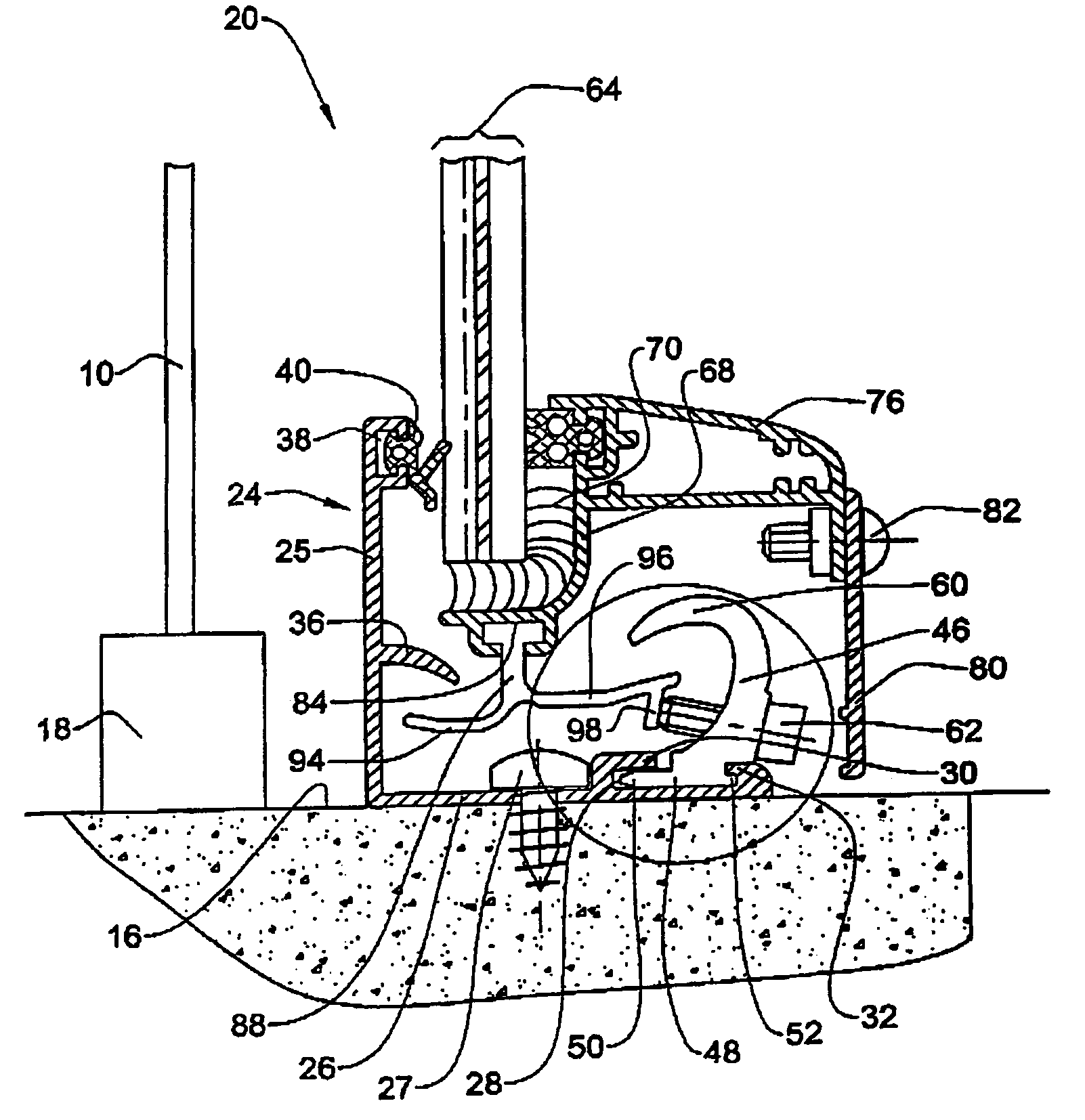 Dismantable protective window