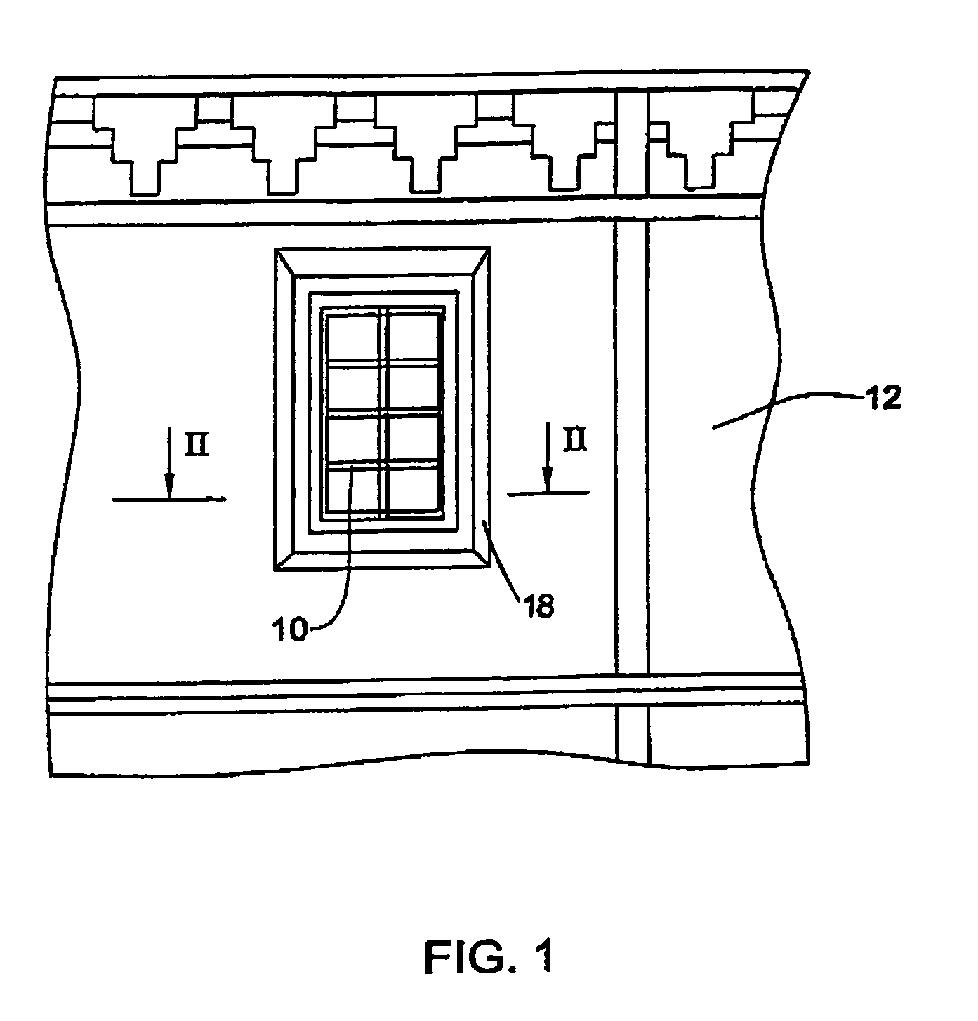 Dismantable protective window