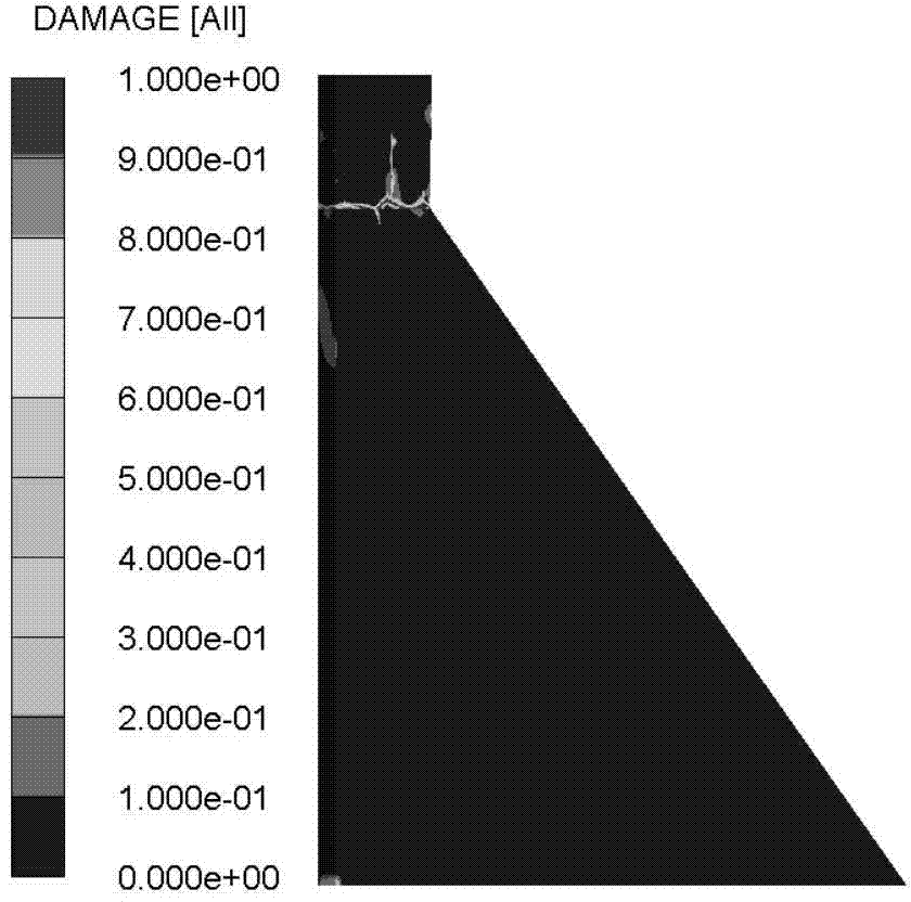 Anti-knock protection method for improvement of safety performance of concrete gravity dam