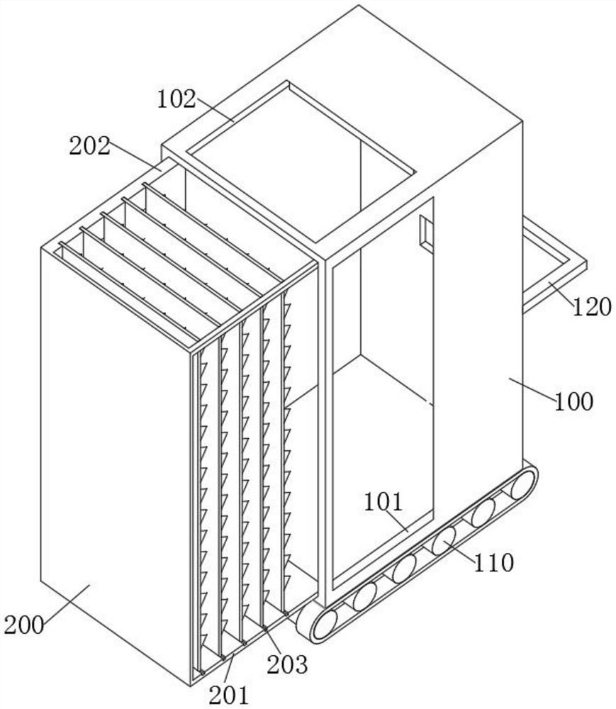 Electronic equipment radio frequency electromagnetic field radiation immunity testing device and use method