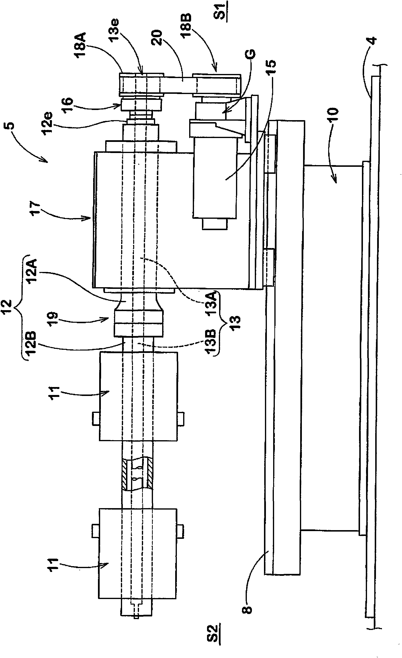 Shaping former and device for building green-tire including the same