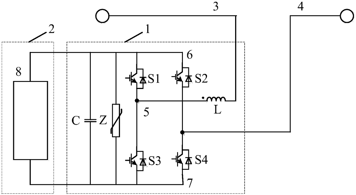 Current-limiting blockout device and method of DC power distribution network