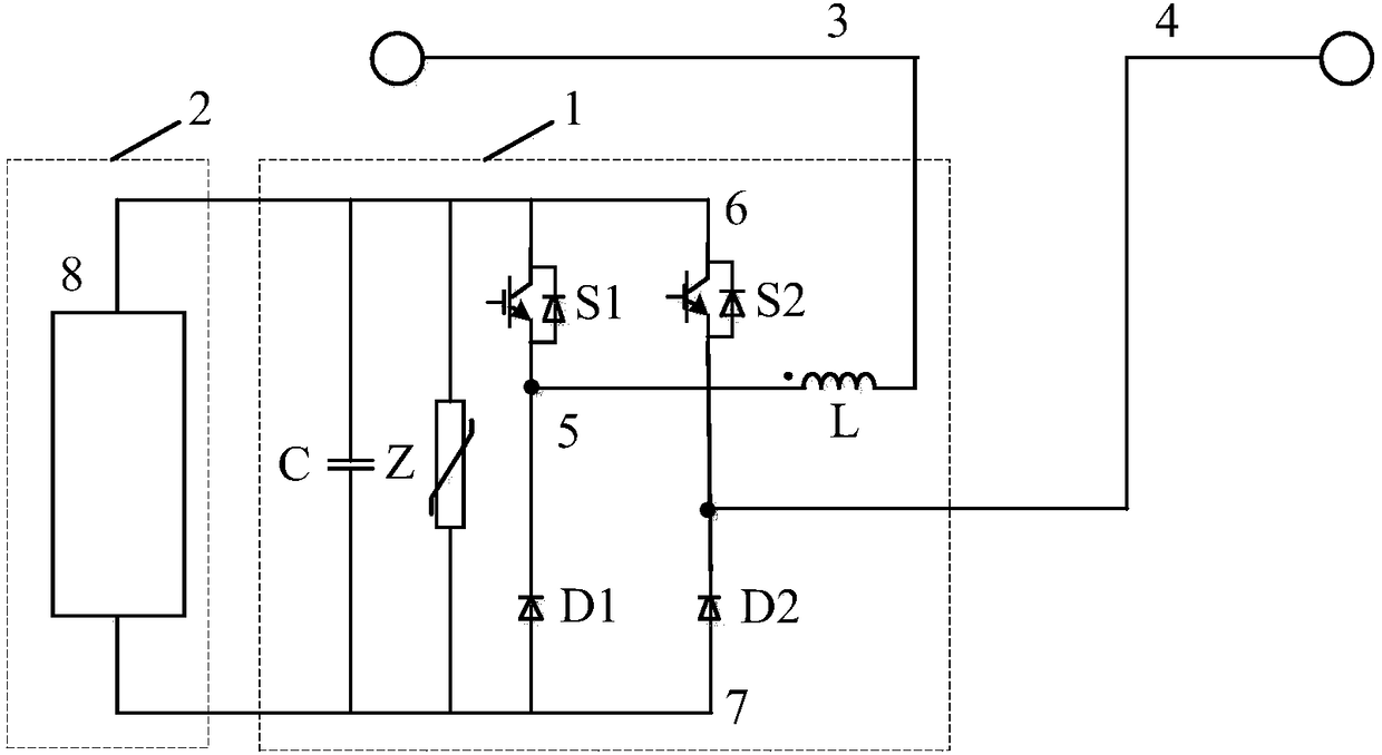 Current-limiting blockout device and method of DC power distribution network