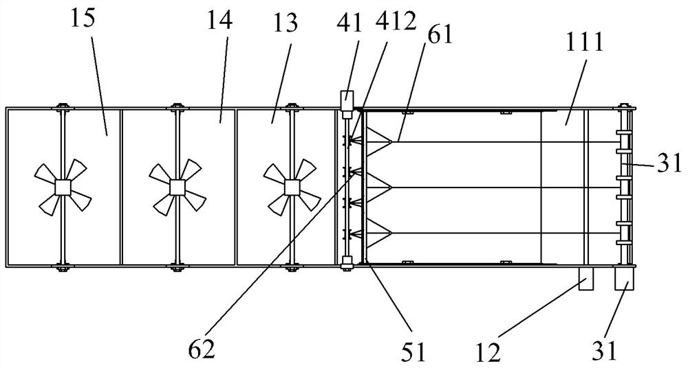 A sewage magnetic loading clarification process and its system