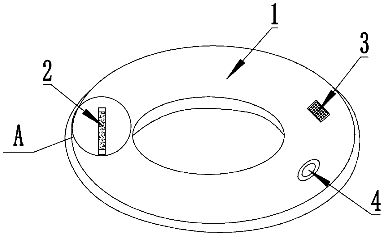 Drowning prevention swim ring