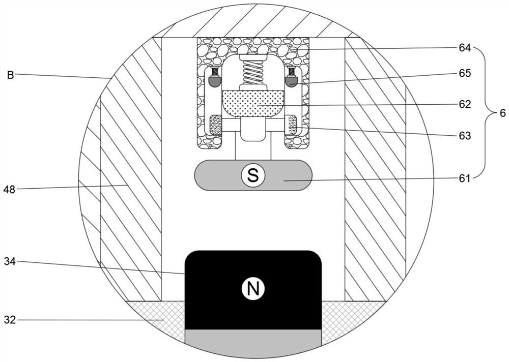 Environment-friendly auxiliary device with function of preventing size leakage of size tank and used for sizing machine