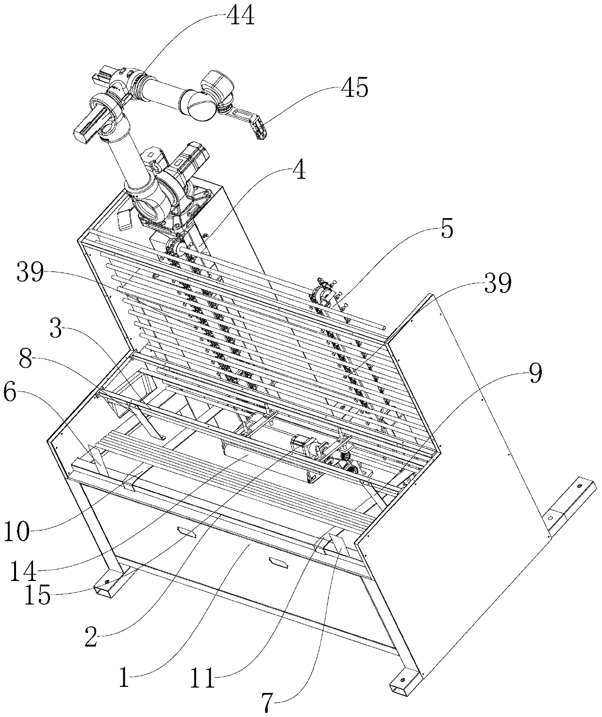 Automatic pipe feeding system