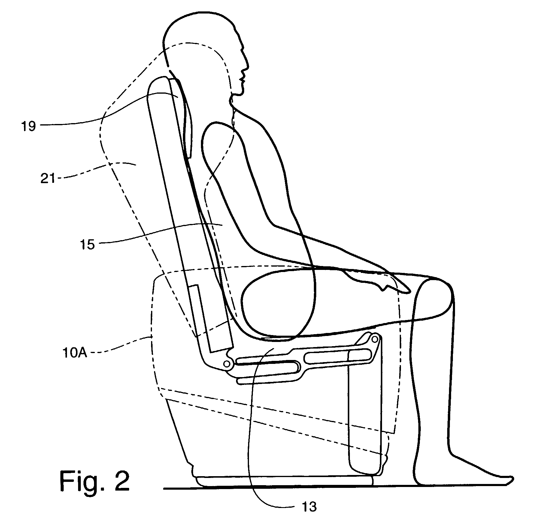 Passenger seat with privacy shell