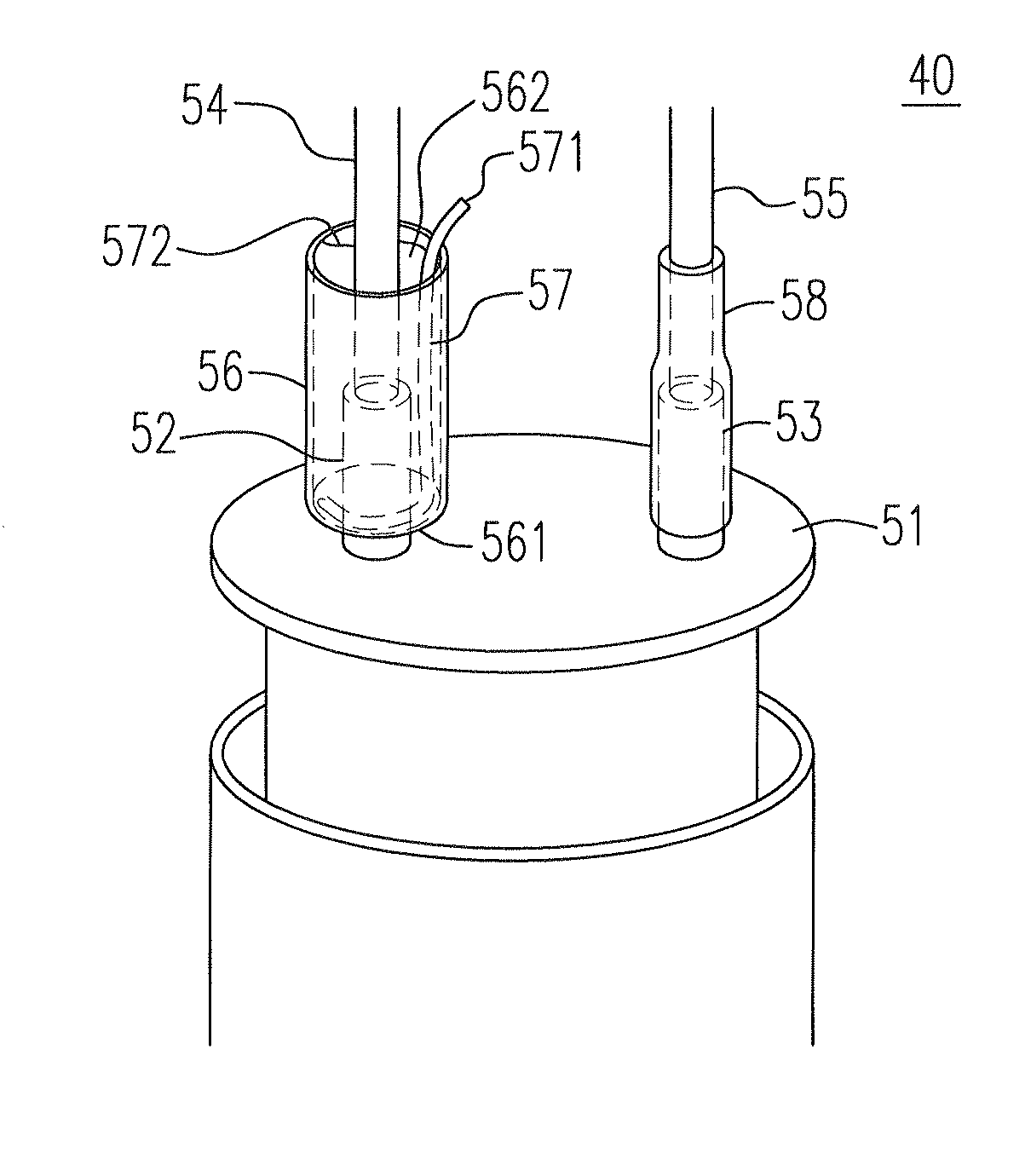 Communication cable connection box with waterproof device of elastic rubber shrinking pipe