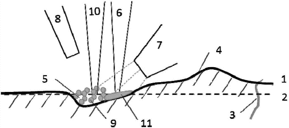 Method for repairing and polishing ceramic part through laser