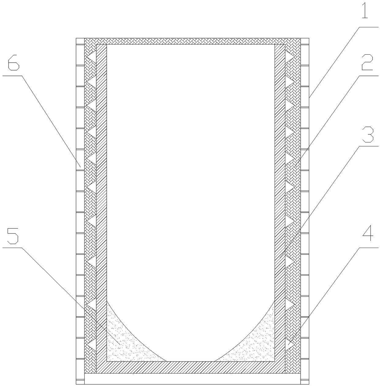 High-stability aluminum alloy melting furnace for cold-chamber die-casting machine