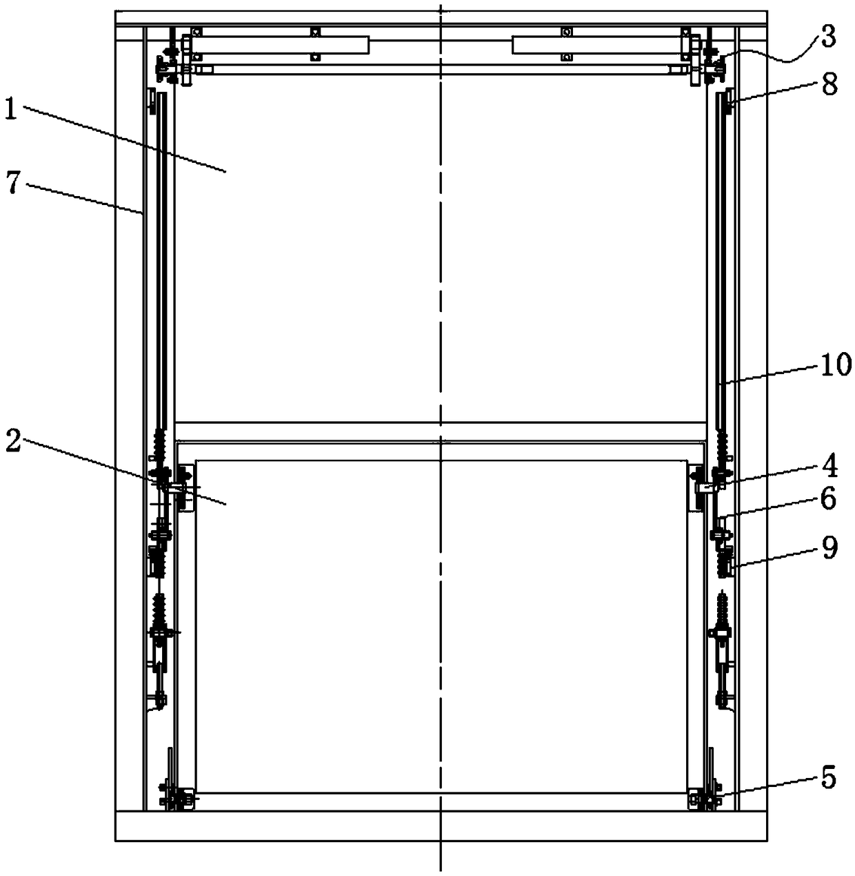 Window ascending-descending device