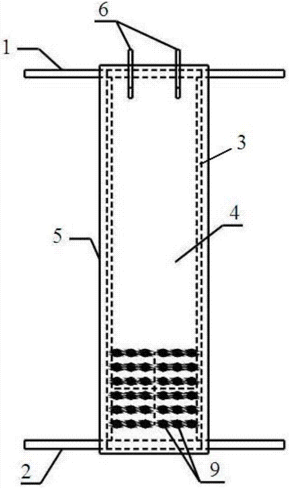 Fabrication method of pretensioned prestressed steel box concrete beam