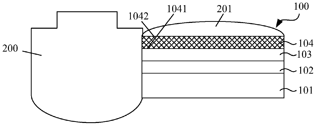 Method for preparing test sample using FIB and test sample