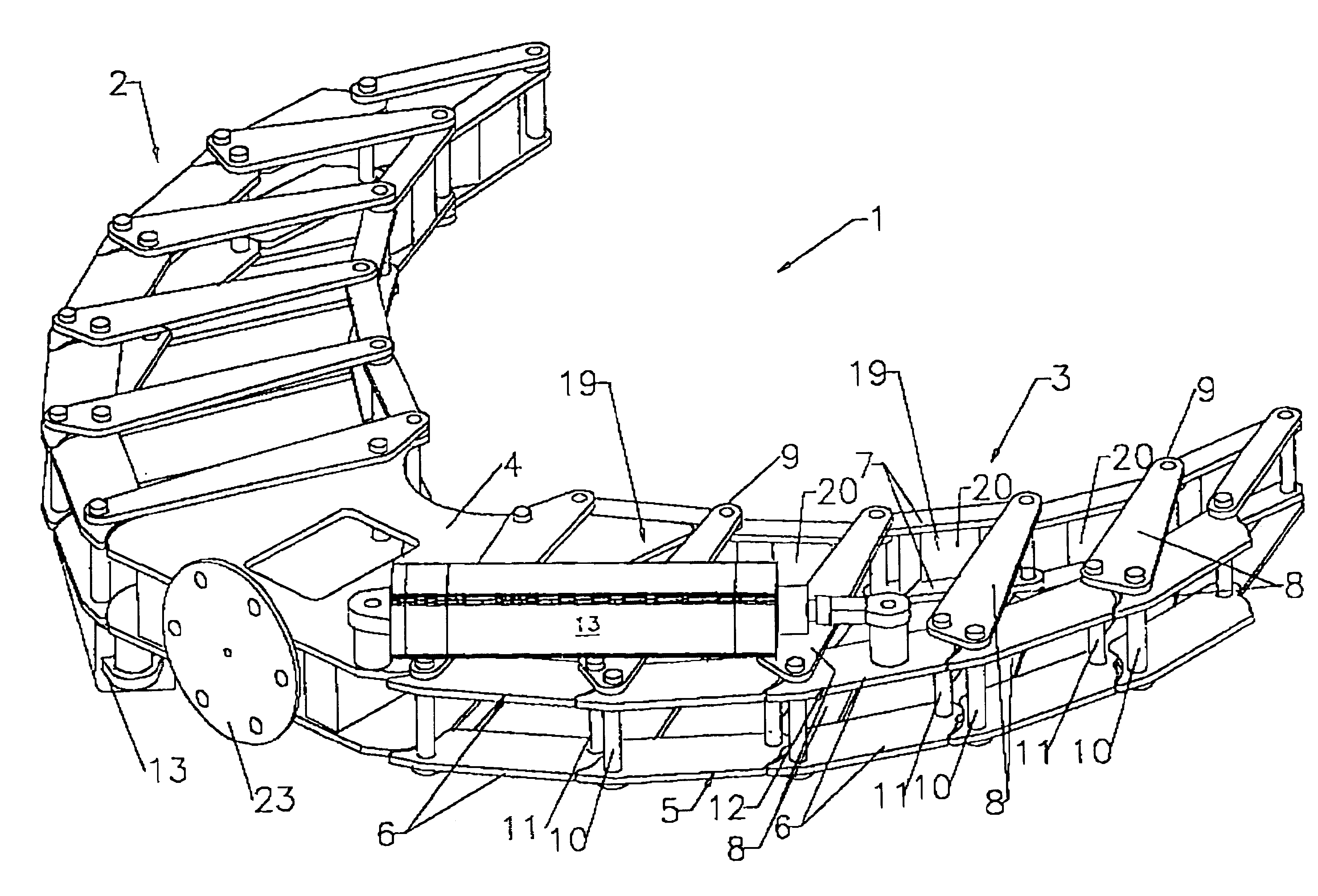 Gripper with segmented arms