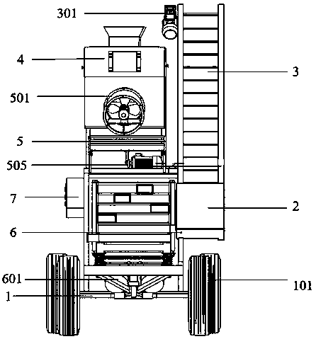 Garlic sectioning and grading mechanized device and control method thereof