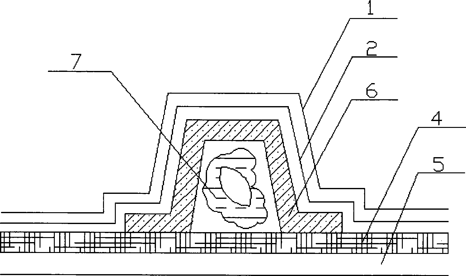 Vacuum introduction manufacture method of parts with vacuum reinforced rib structure