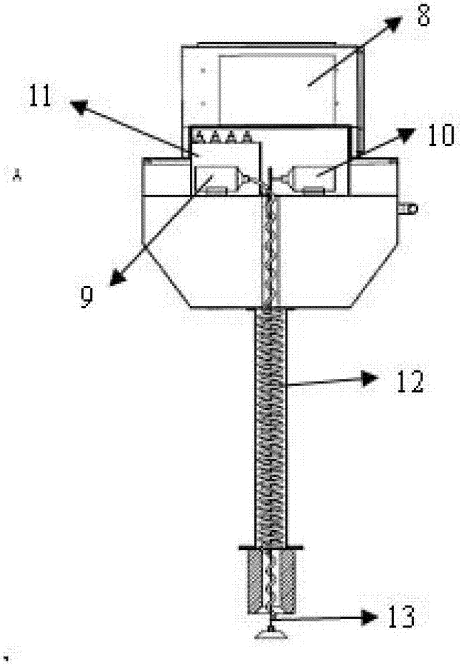 Floating type solar energy online multi-parameter water quality monitor