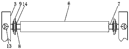 Cutting device for aluminizing machine