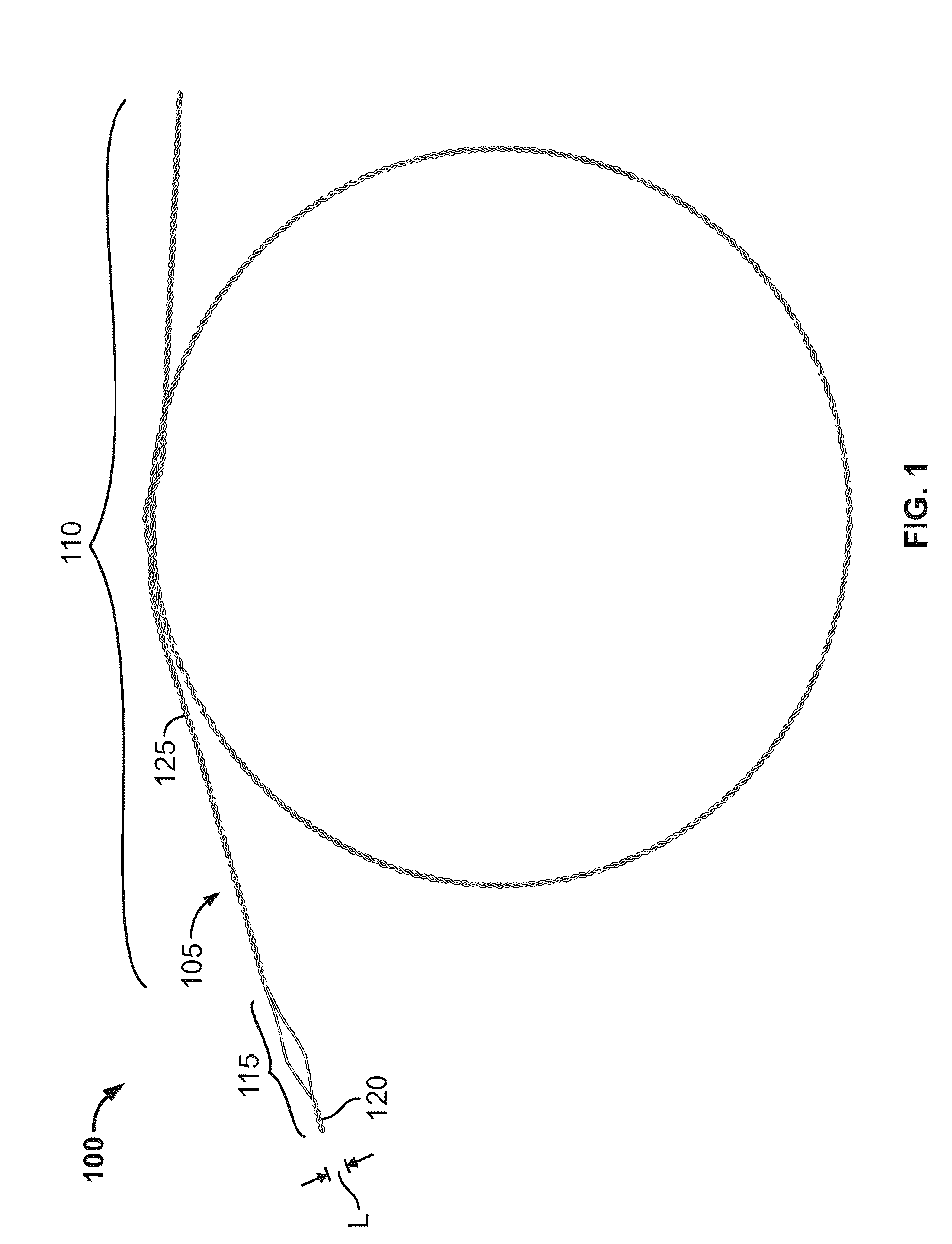 Shape memory filament for suture management