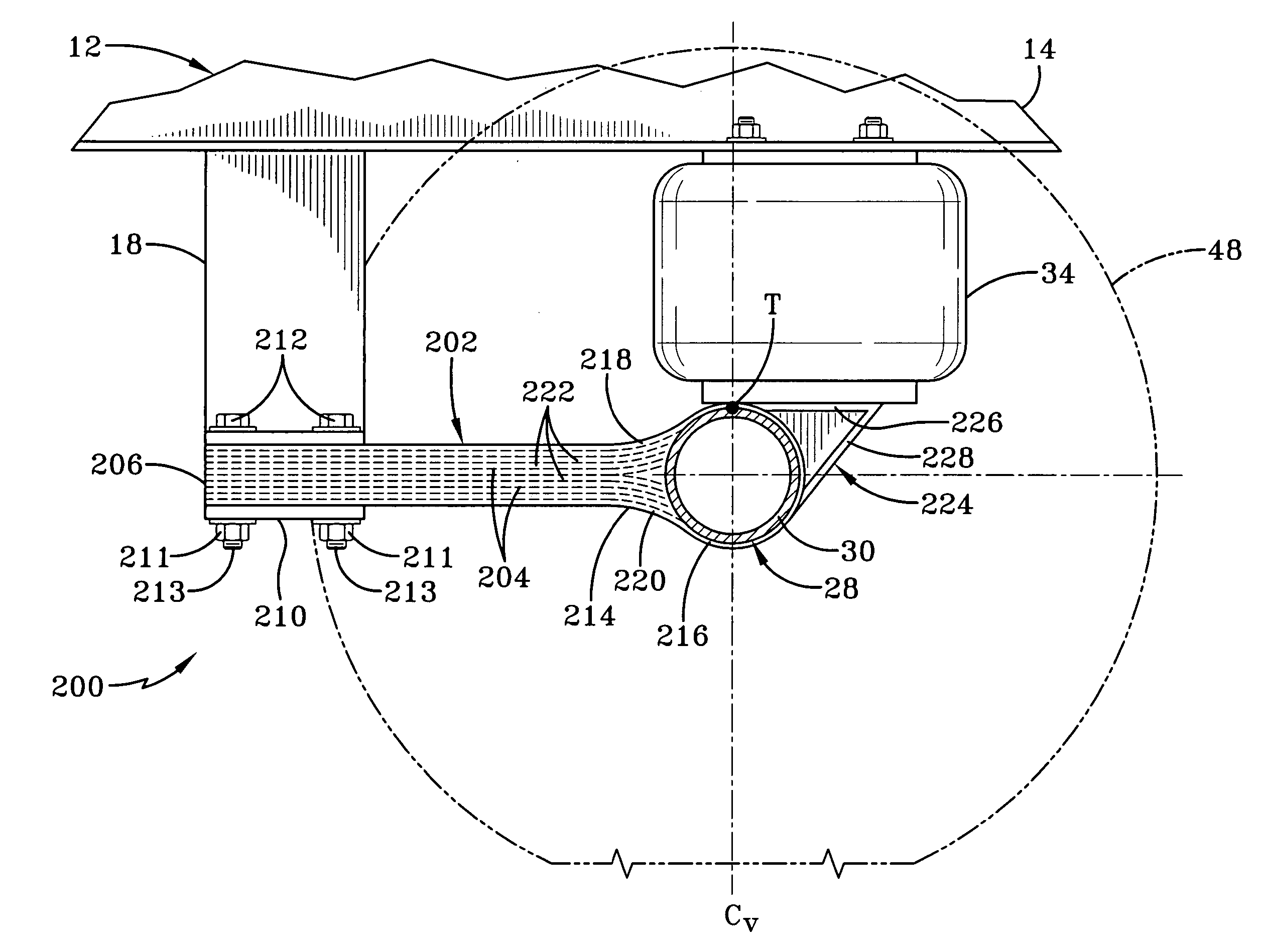 Heavy-duty vehicle axle/suspension system