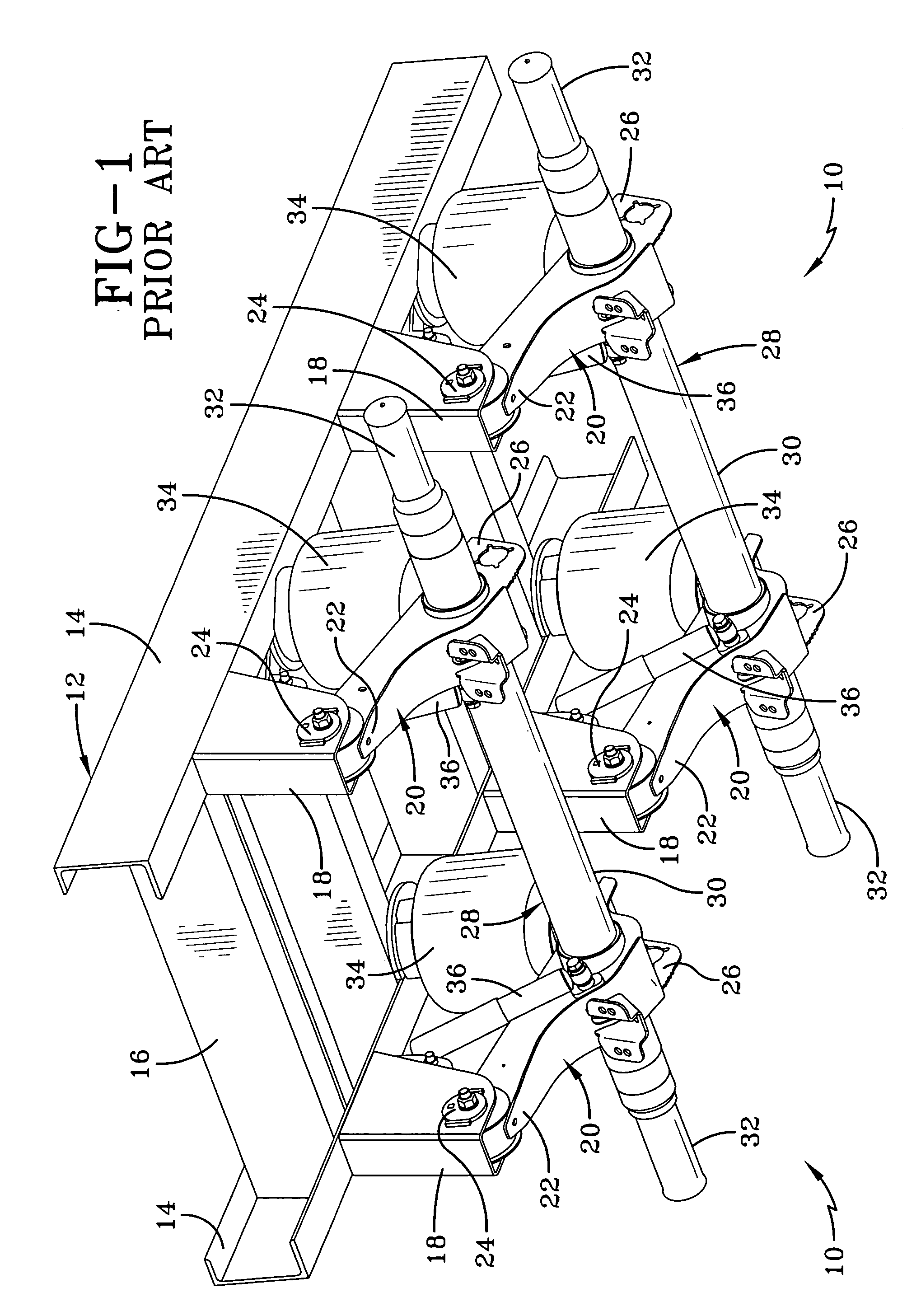 Heavy-duty vehicle axle/suspension system