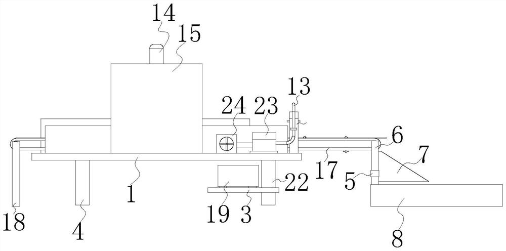 A cleaning device and cleaning method for ceramic tile processing capable of multi-angle edge grinding