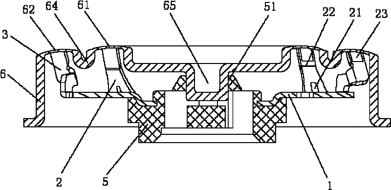 A rotary razor blade and a razor head provided with the blade