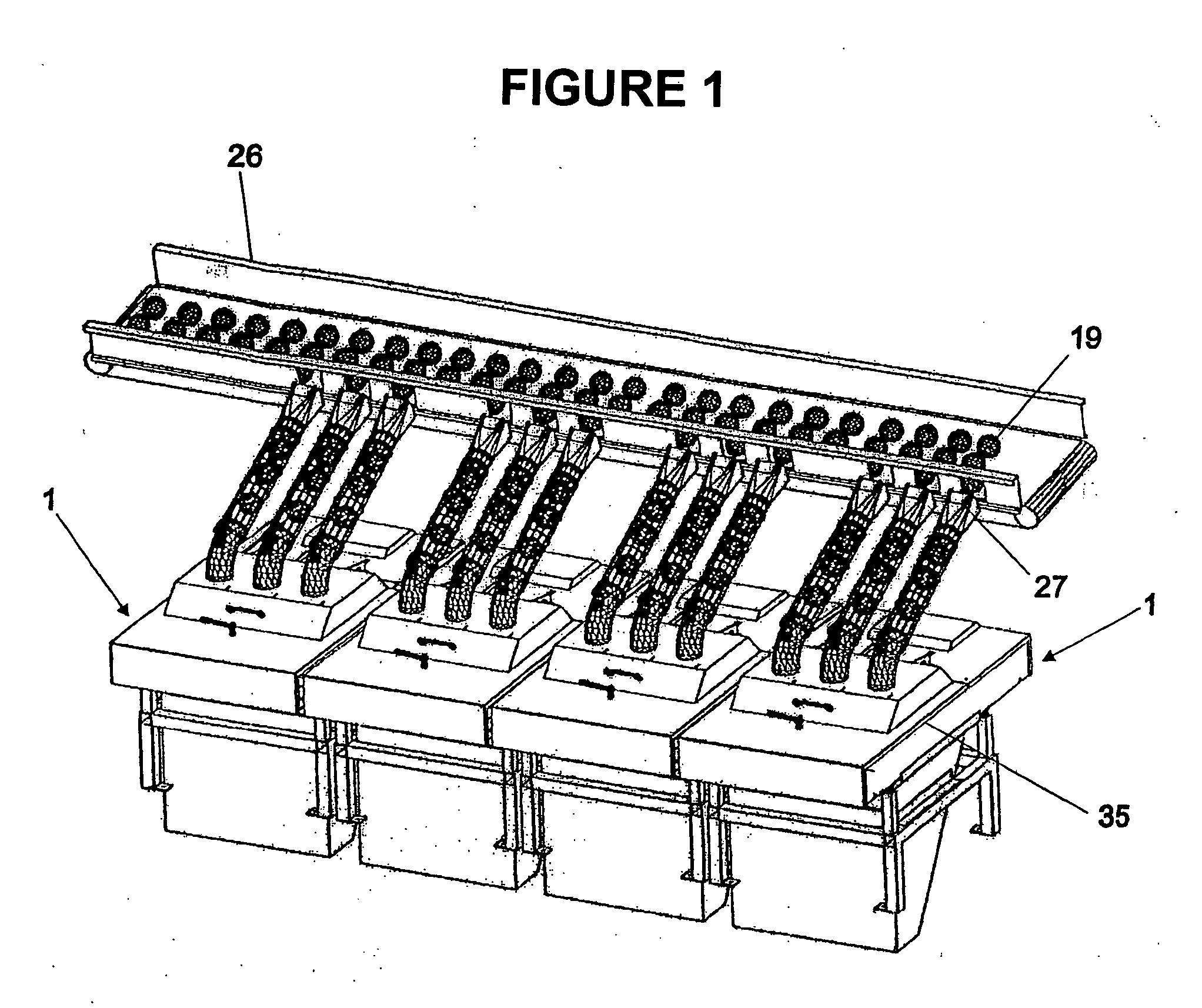 Large scale modular fruit juice extraction system