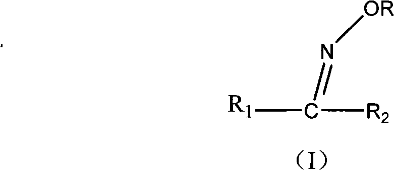 Method for synthesizing oxime ether