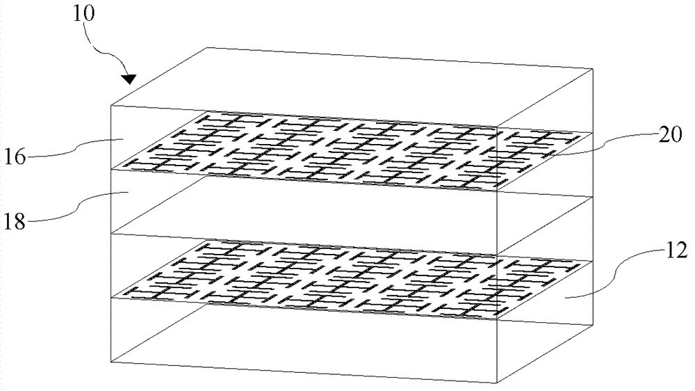 Wave-absorbing metamaterial