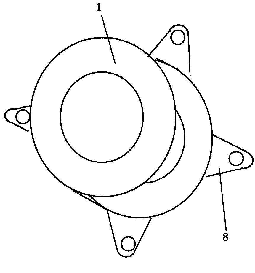 Electromagnetic type tundish restraining submersed entry nozzle from being blocked