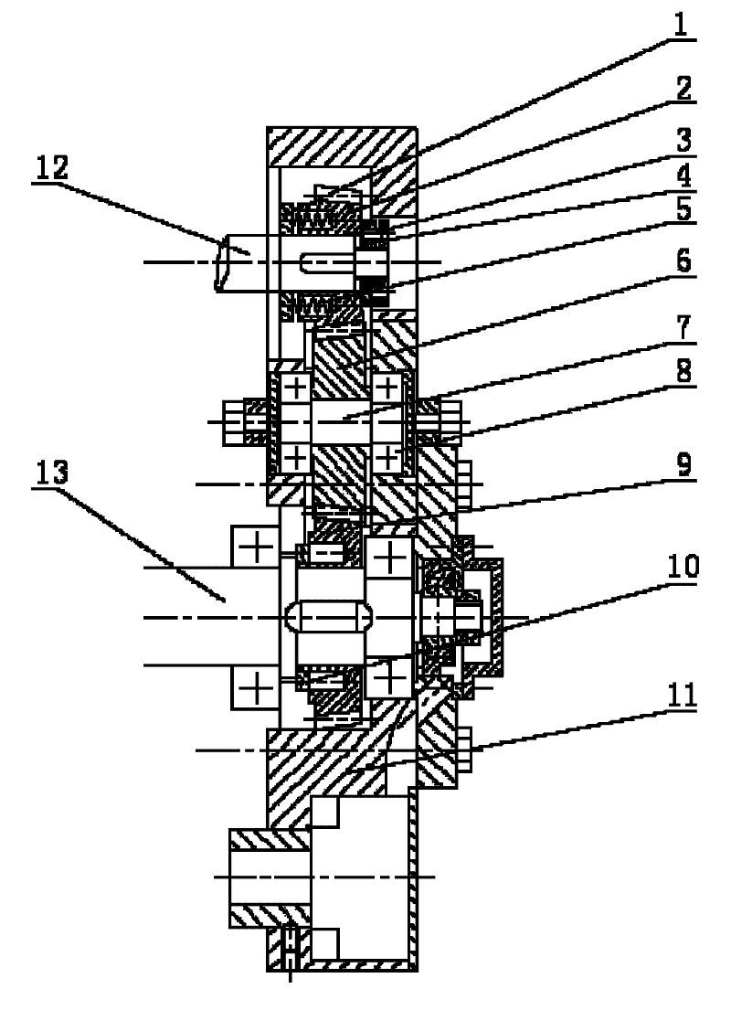 Compact type zero side clearance parallel-shaft gear speed reducer