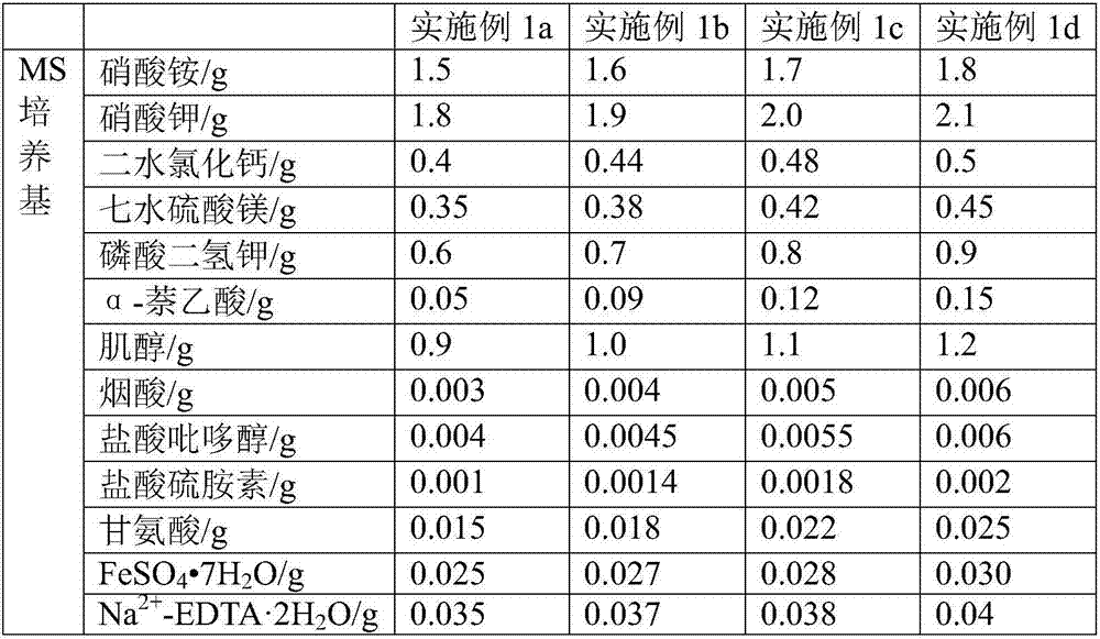 Defined medium for phalaenopsis tissue culture and culture method thereof