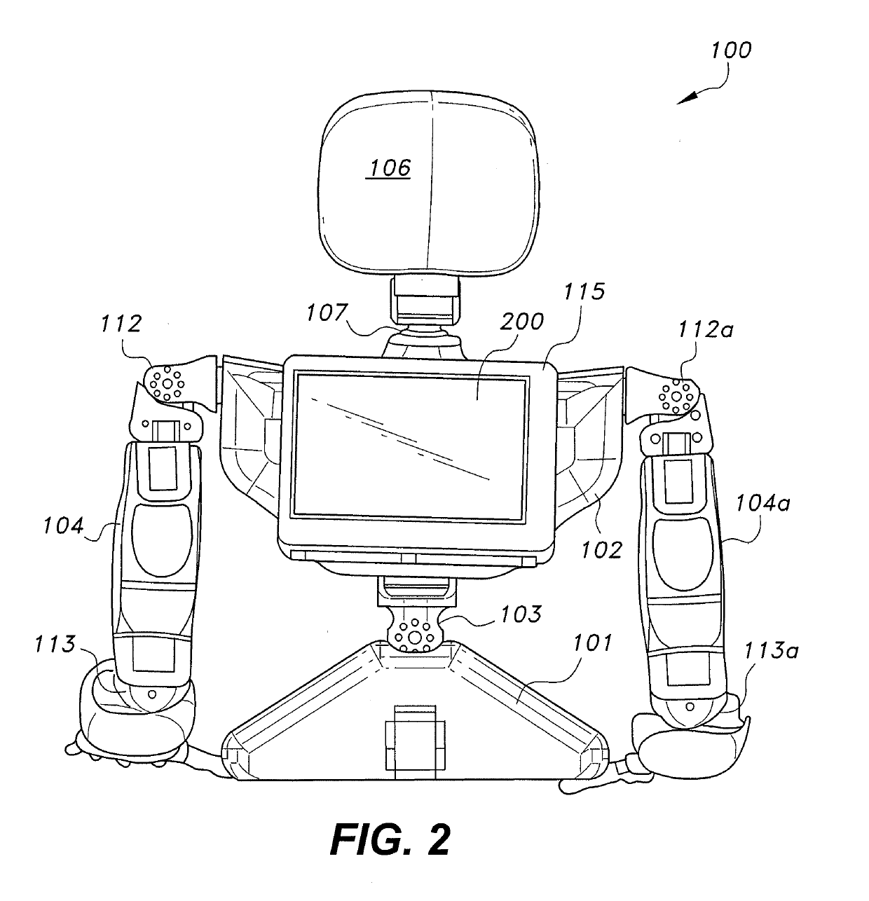 Portable robot for two-way communication with the hearing-impaired