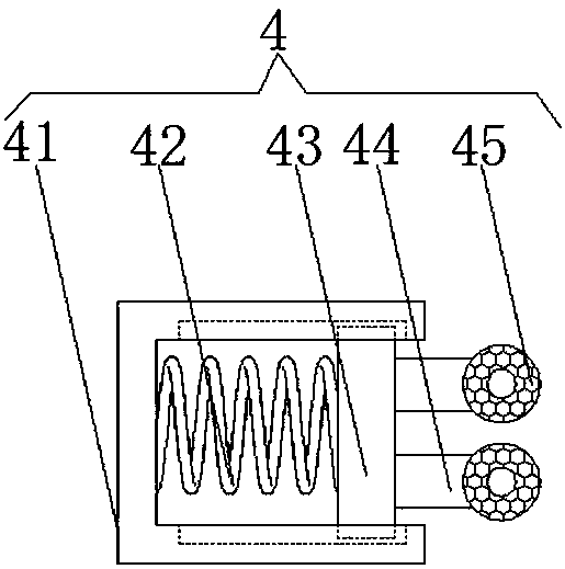 Road surface cutting machine with long service life