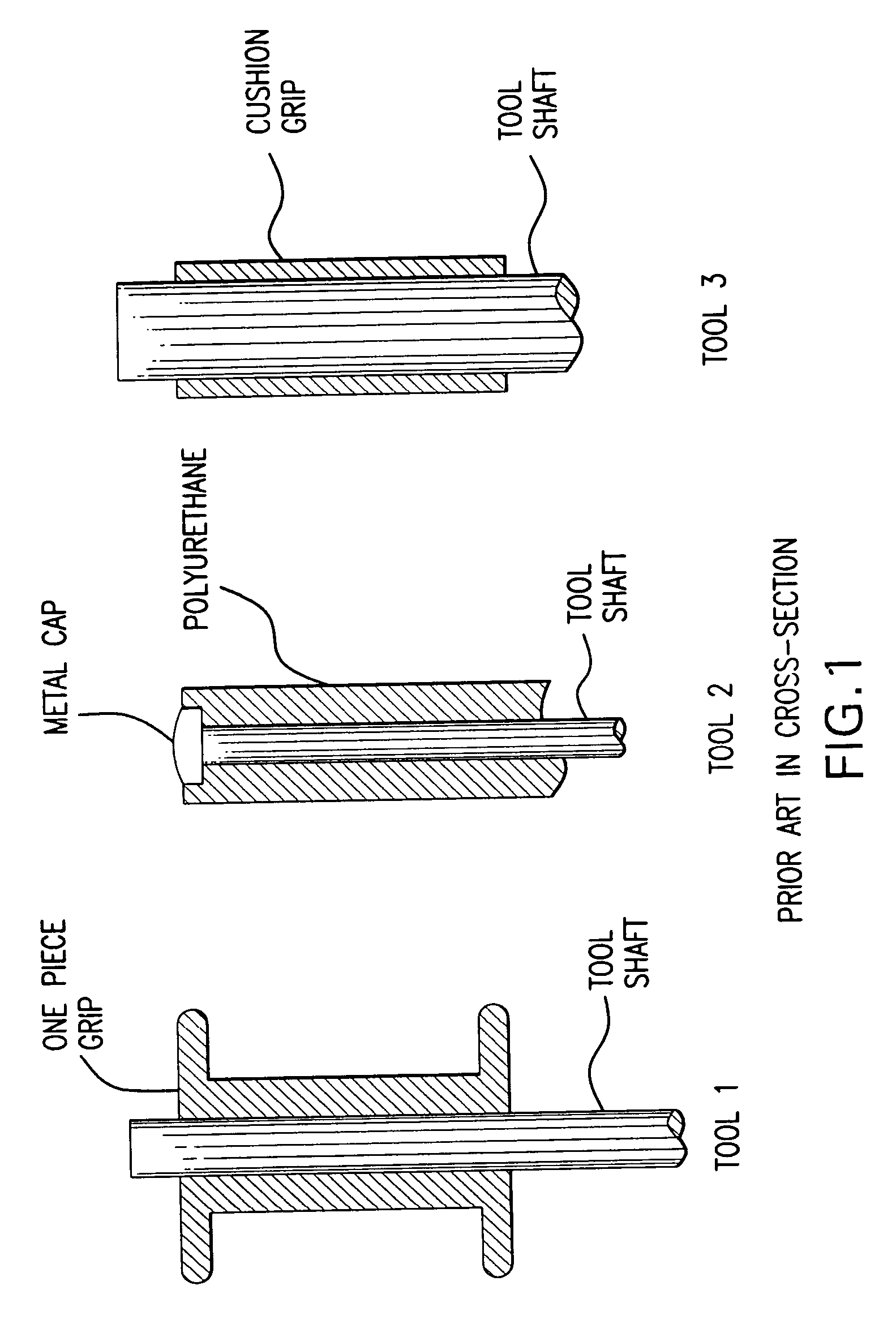 Anti-spalling combination on an impact tool with an improved holding system