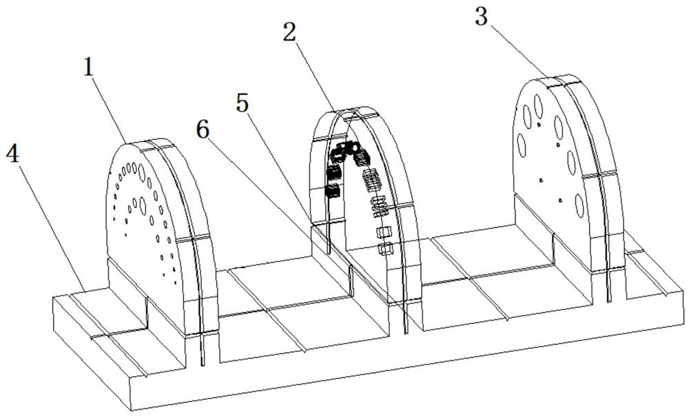 Die body for quality control of CT simulation positioning machine