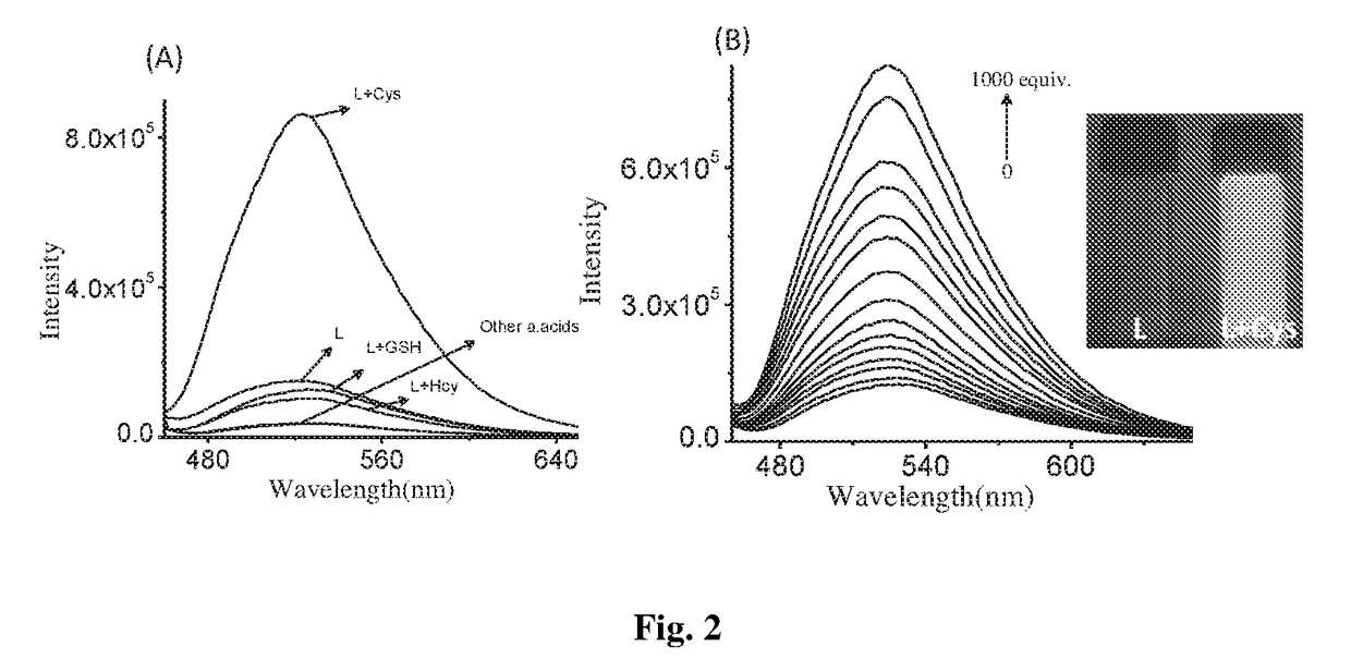 Coumarin derivative for detection of cysteine and process for the synthesis thereof