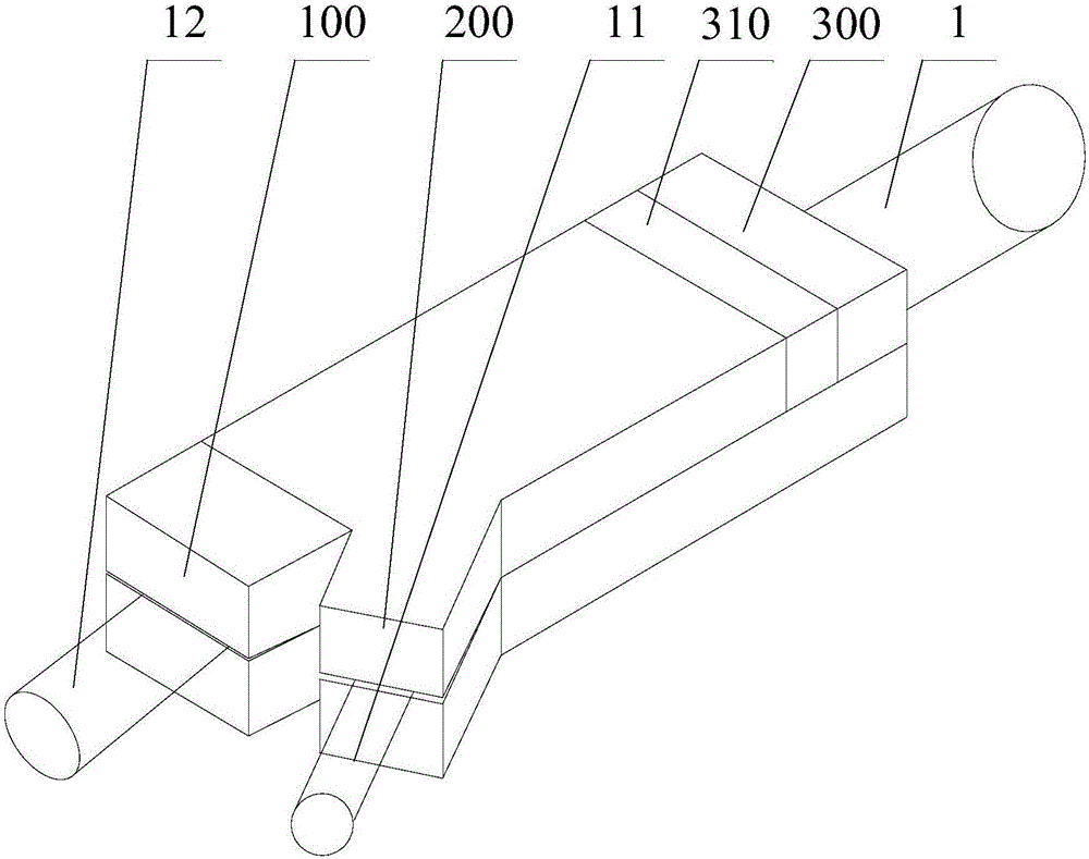 Artery clamp device and clamping facility