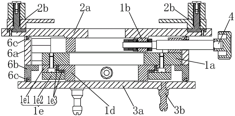 High-accuracy two-layer collimating guide rail