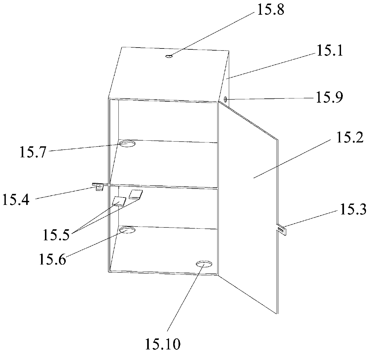 Automatic gate and time-phased water level and water sample collection composite device