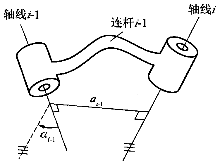 Space Jacobian matrix establishing method for robot parameter identification